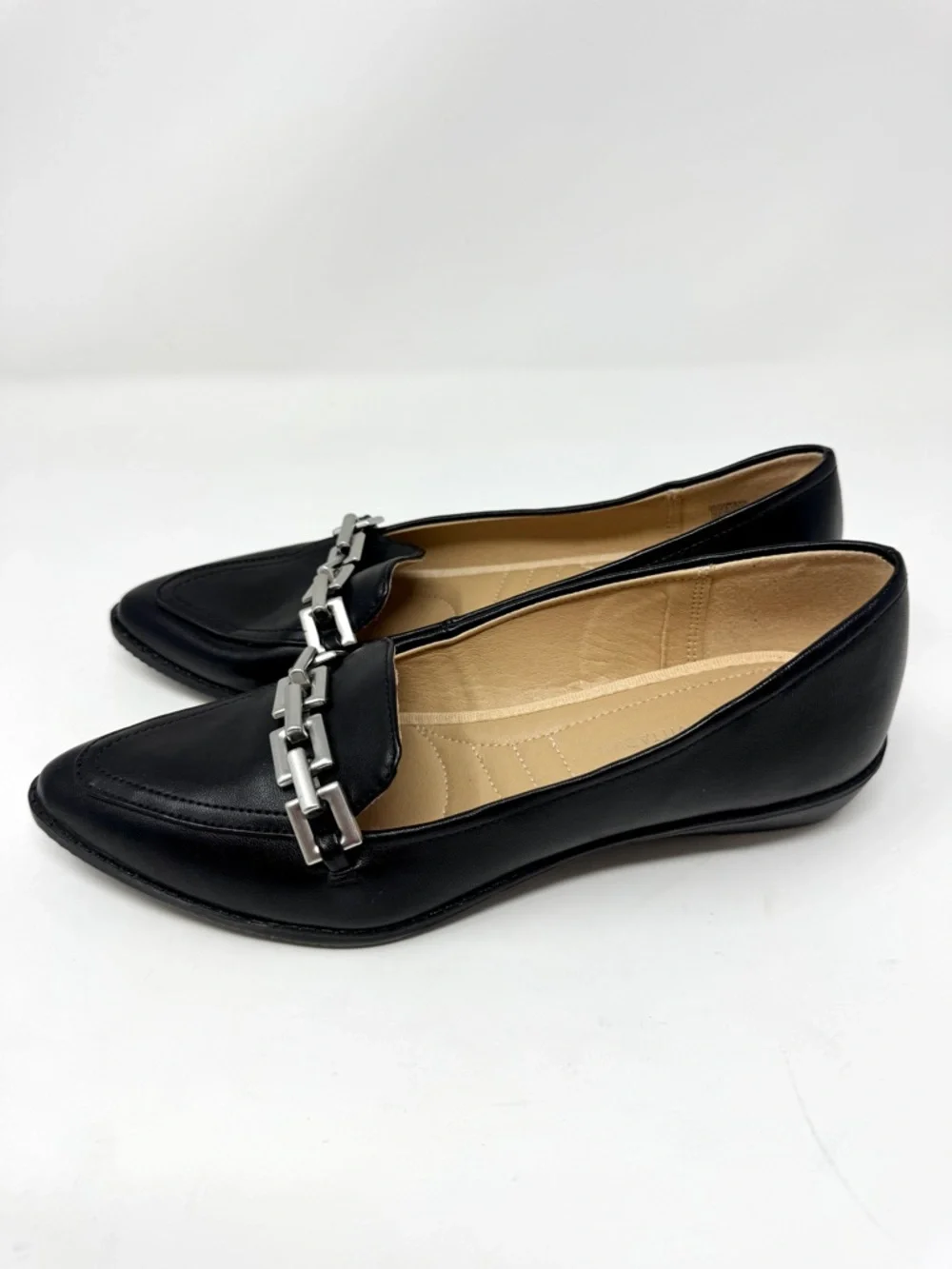 Adrienne Vittadini Women's Carolyn Detailed Slip-on Moc Wedge Loafers